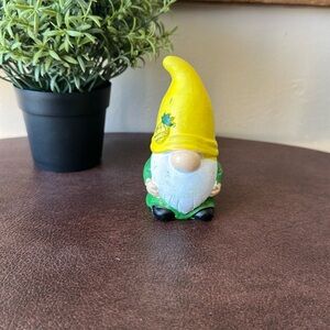 Yellow and Green pineapple Garden Gnome Decor